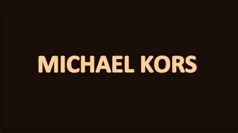 michael kors brand pronunciation|michael kors pronunciation correctly.